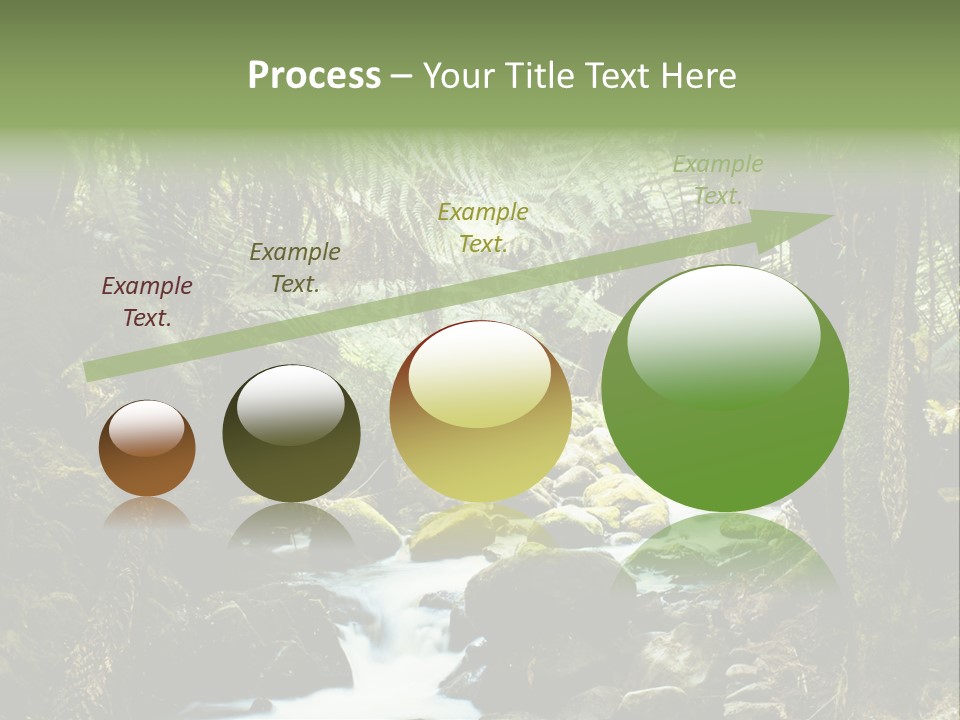 Australia Waterfall National PowerPoint Template