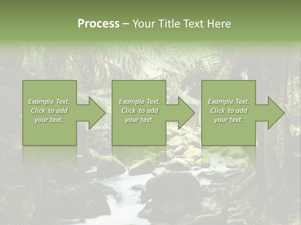 Australia Waterfall National PowerPoint Template