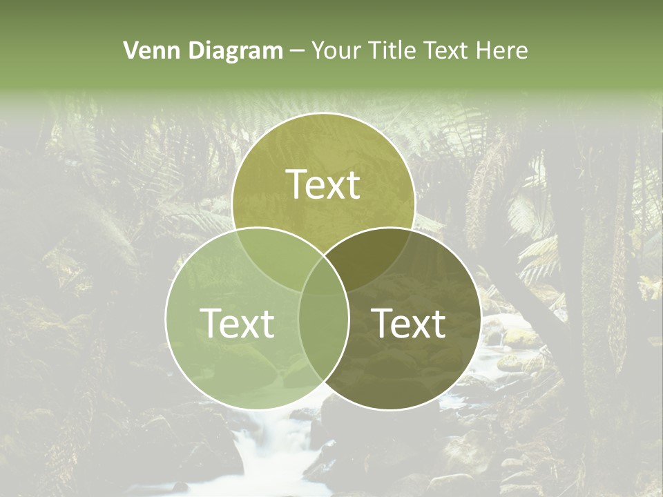 Australia Waterfall National PowerPoint Template