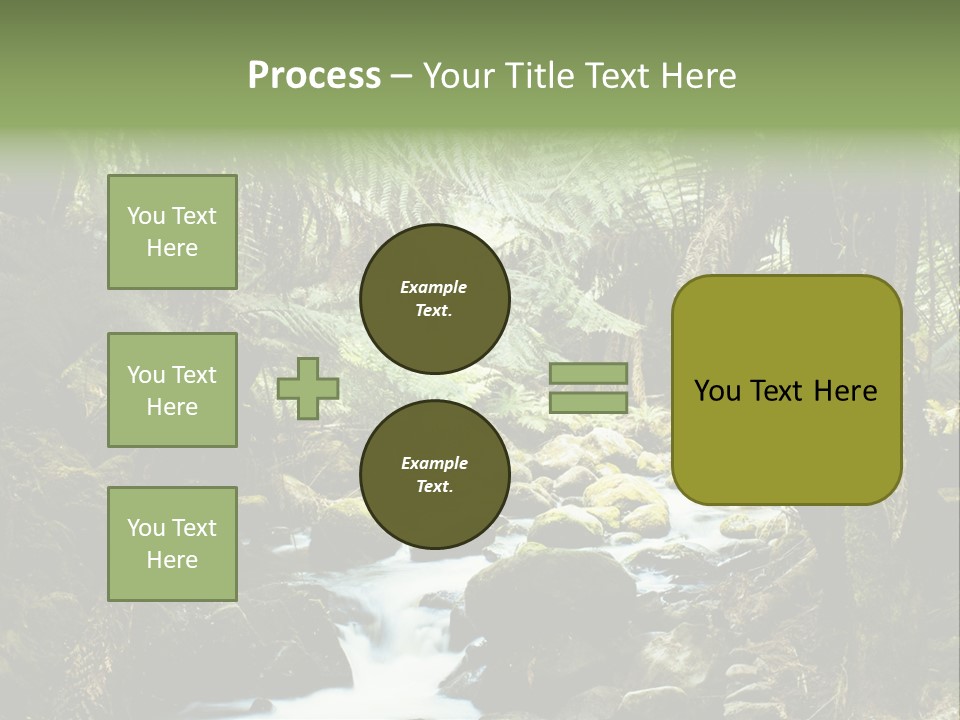 Australia Waterfall National PowerPoint Template