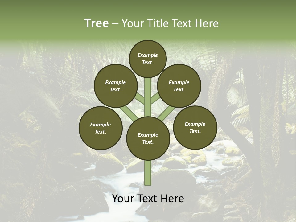 Australia Waterfall National PowerPoint Template