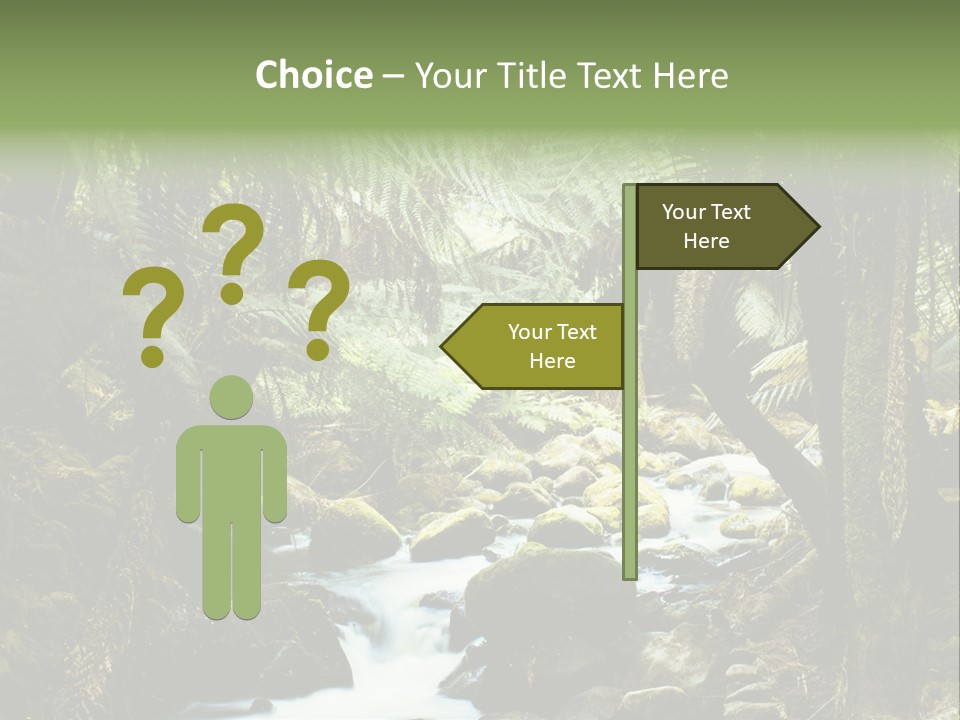 Australia Waterfall National PowerPoint Template