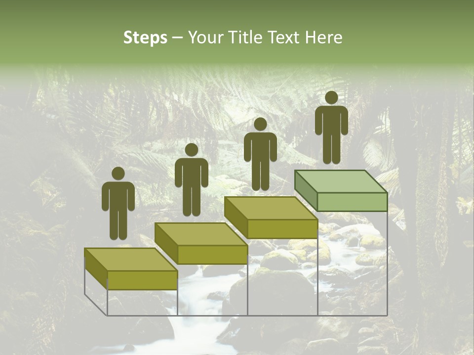 Australia Waterfall National PowerPoint Template