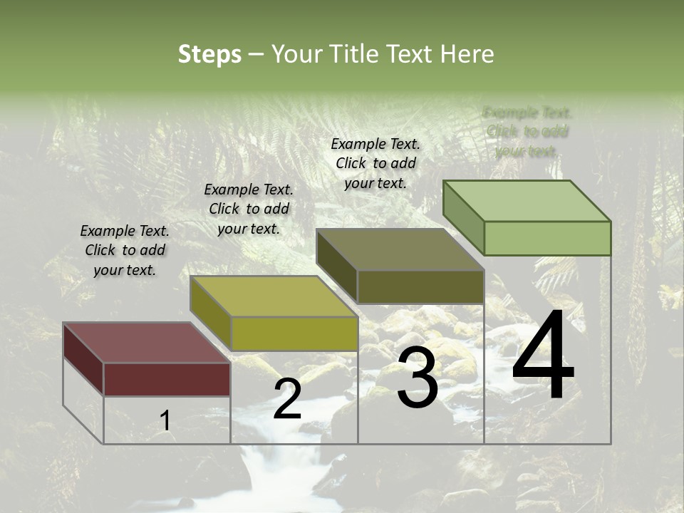 Australia Waterfall National PowerPoint Template