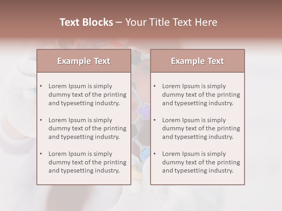 Molecular Biochemistry Clinical PowerPoint Template