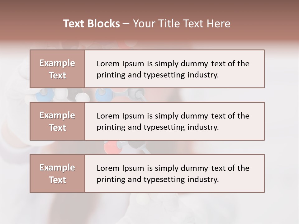 Molecular Biochemistry Clinical PowerPoint Template