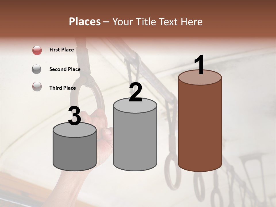 Train Athletic Men PowerPoint Template