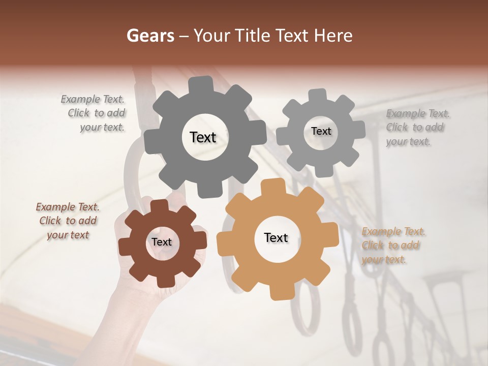 Train Athletic Men PowerPoint Template