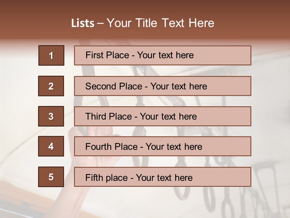 Train Athletic Men PowerPoint Template