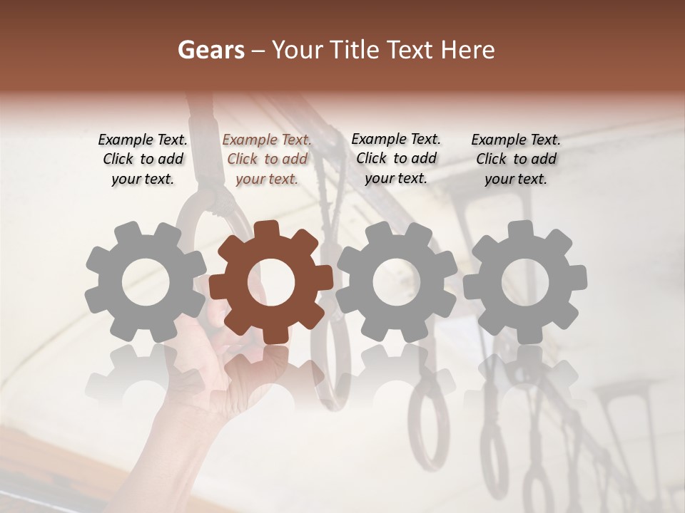 Train Athletic Men PowerPoint Template