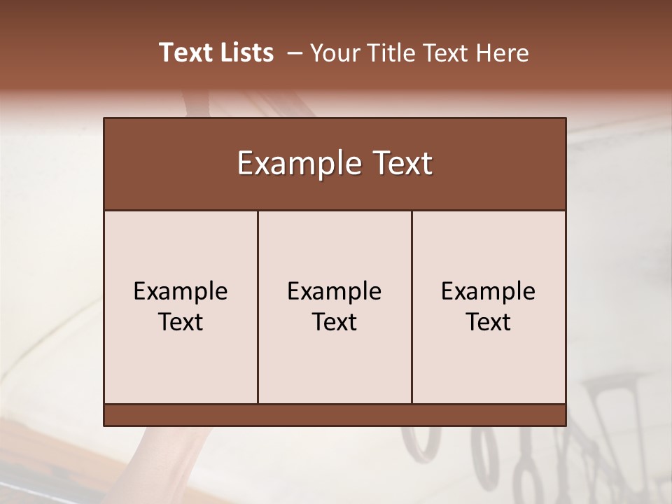 Train Athletic Men PowerPoint Template