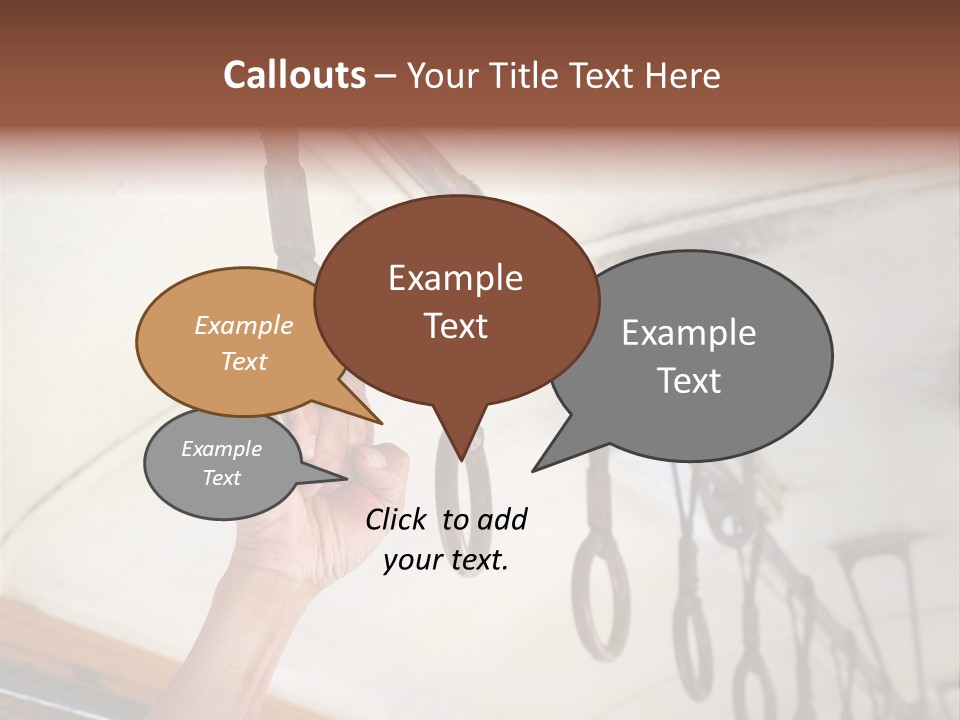 Train Athletic Men PowerPoint Template