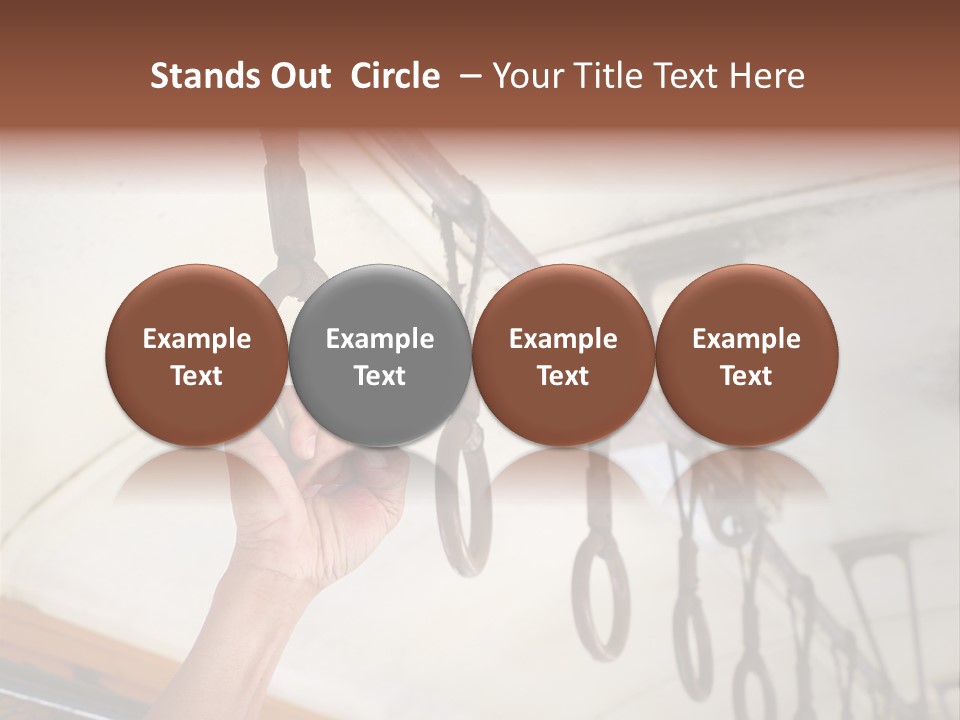 Train Athletic Men PowerPoint Template