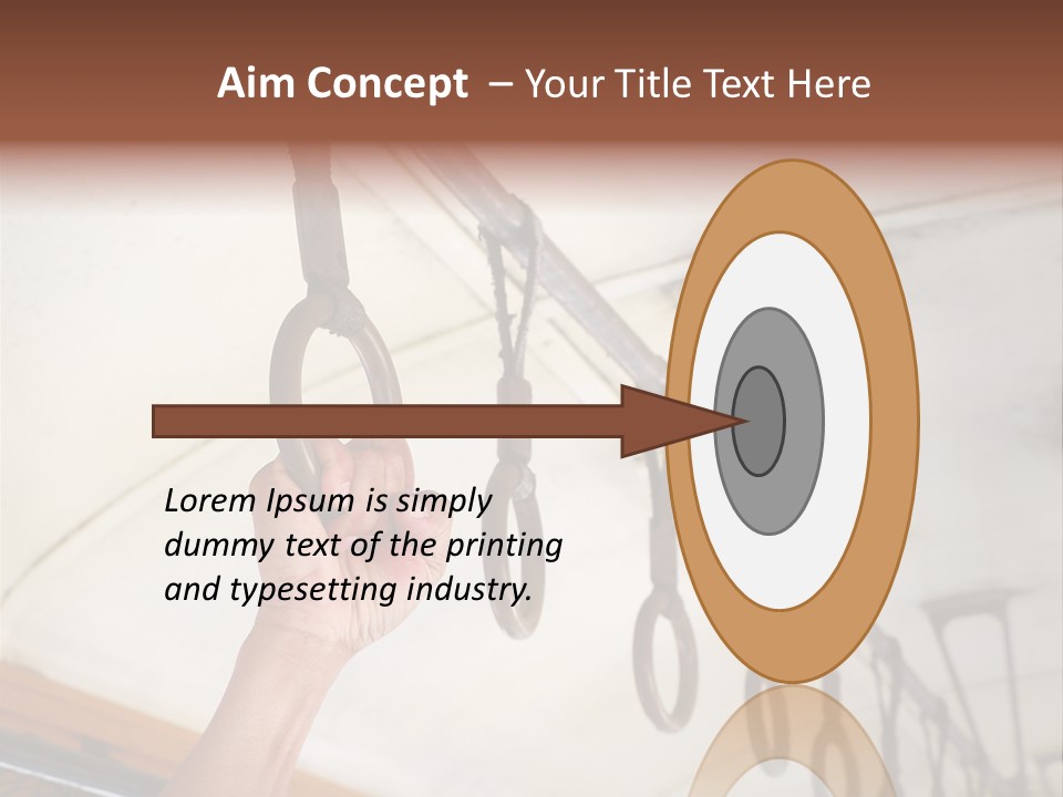 Train Athletic Men PowerPoint Template