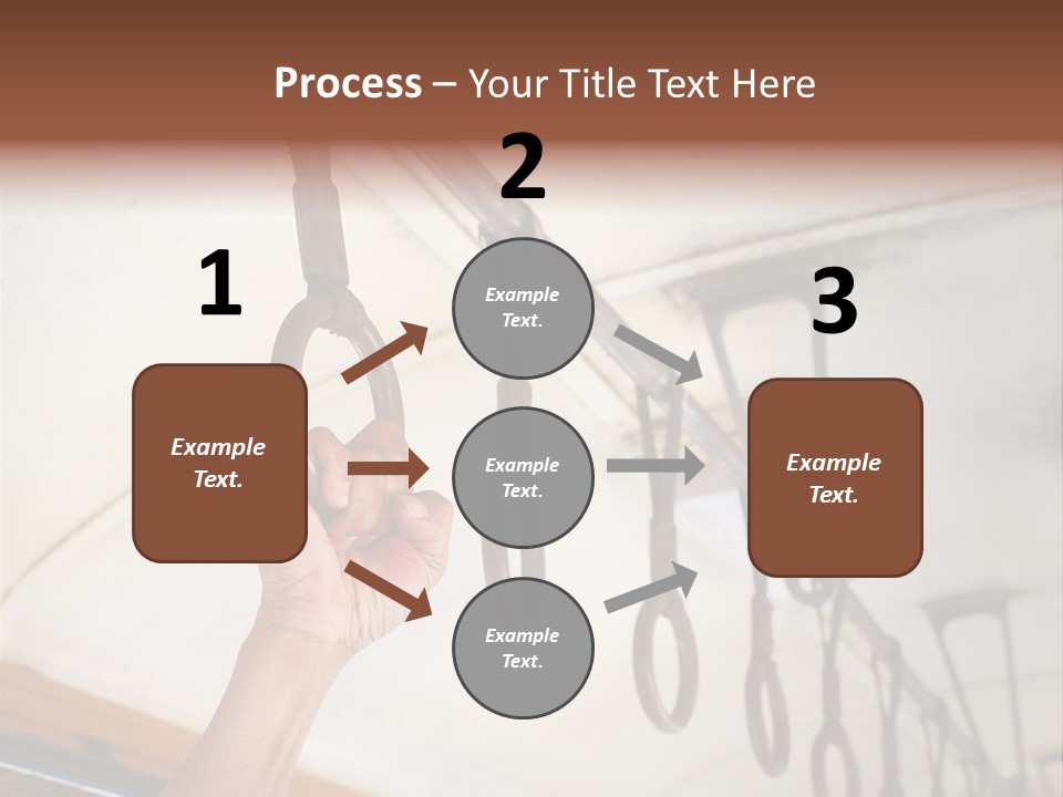 Train Athletic Men PowerPoint Template