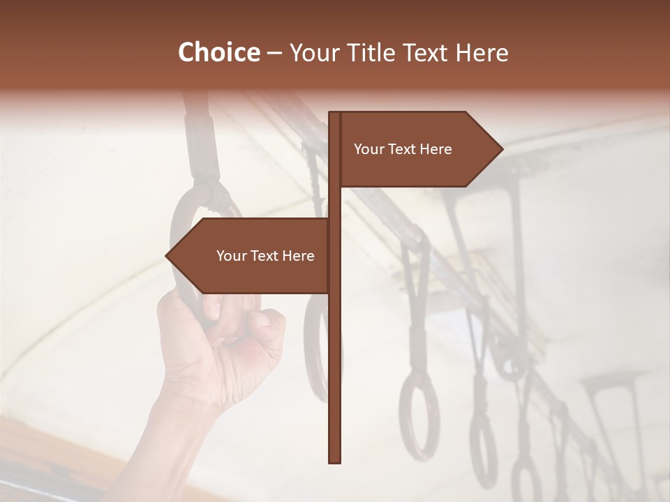 Train Athletic Men PowerPoint Template