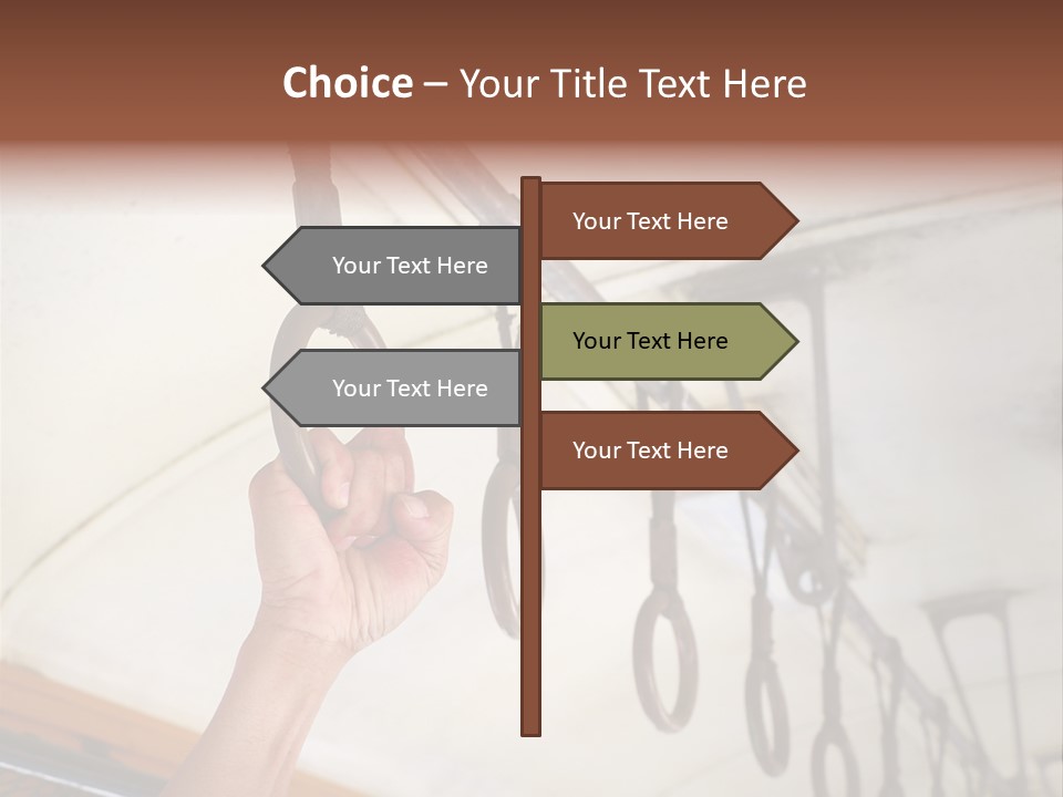 Train Athletic Men PowerPoint Template