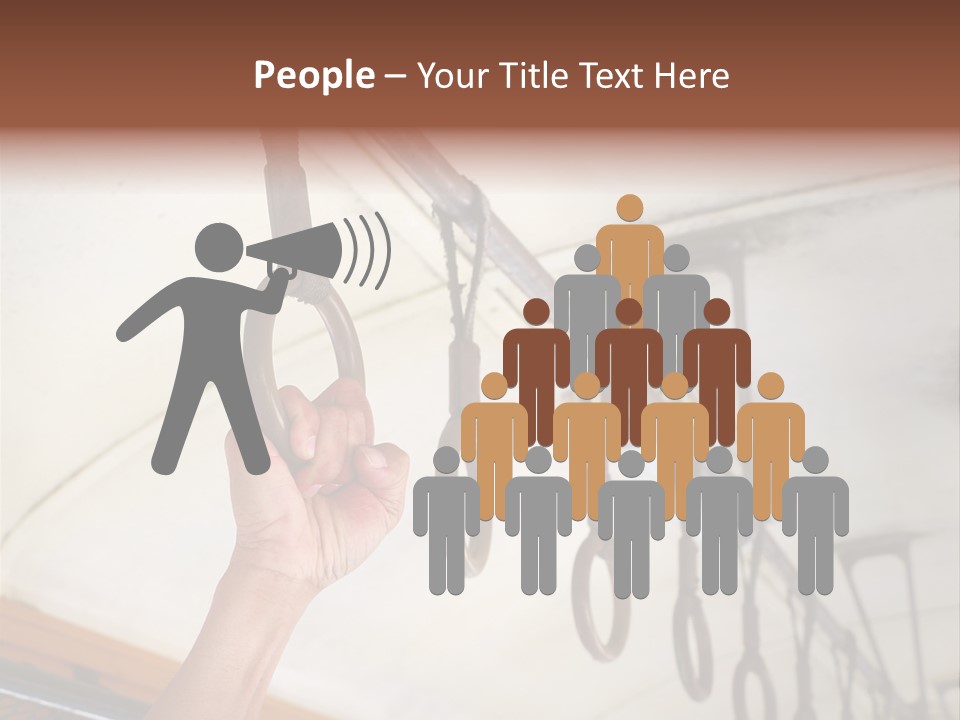 Train Athletic Men PowerPoint Template