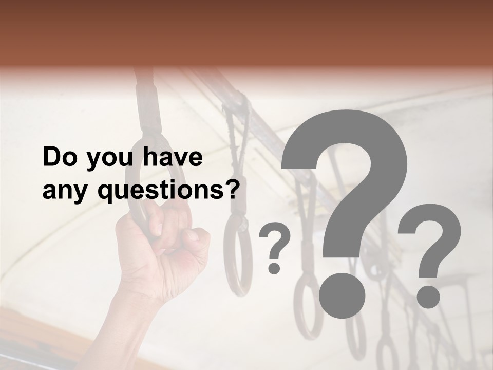 Train Athletic Men PowerPoint Template