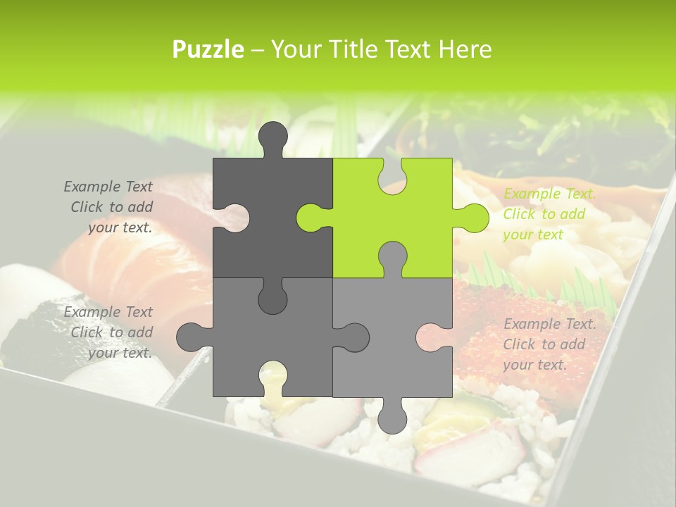 Gari Dish Nigiri PowerPoint Template