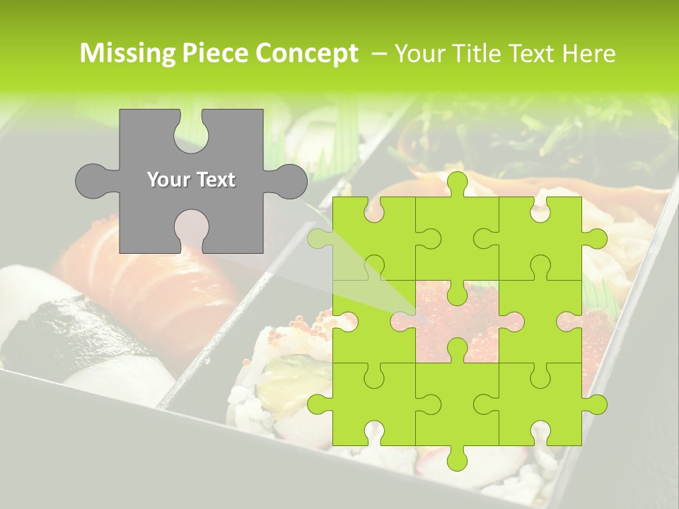 Gari Dish Nigiri PowerPoint Template