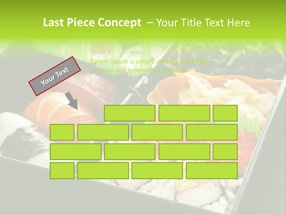 Gari Dish Nigiri PowerPoint Template
