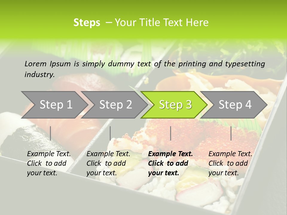 Gari Dish Nigiri PowerPoint Template