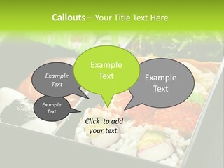 Gari Dish Nigiri PowerPoint Template