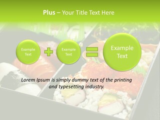 Gari Dish Nigiri PowerPoint Template