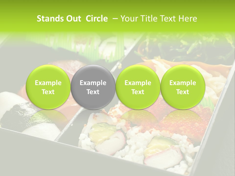 Gari Dish Nigiri PowerPoint Template