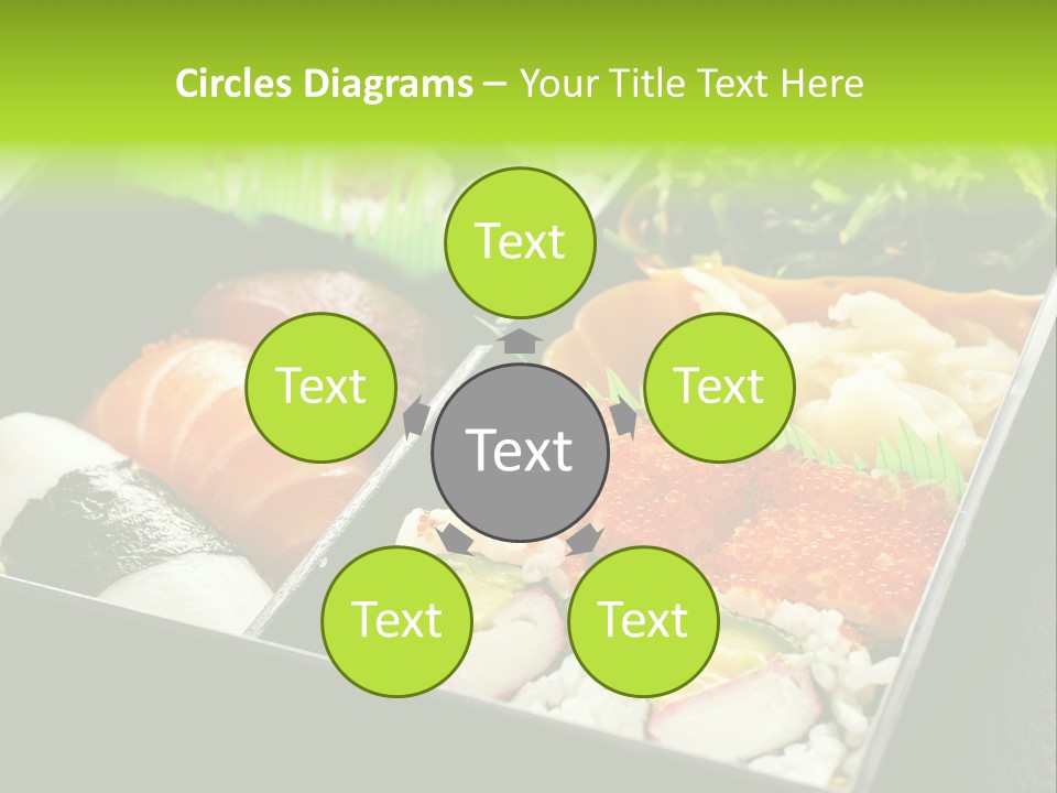 Gari Dish Nigiri PowerPoint Template