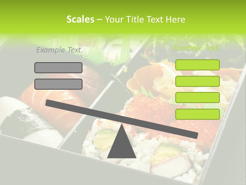 Gari Dish Nigiri PowerPoint Template