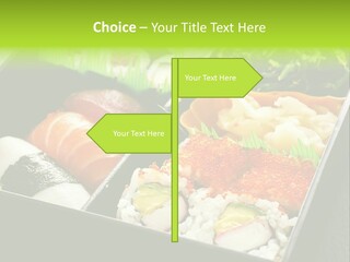 Gari Dish Nigiri PowerPoint Template