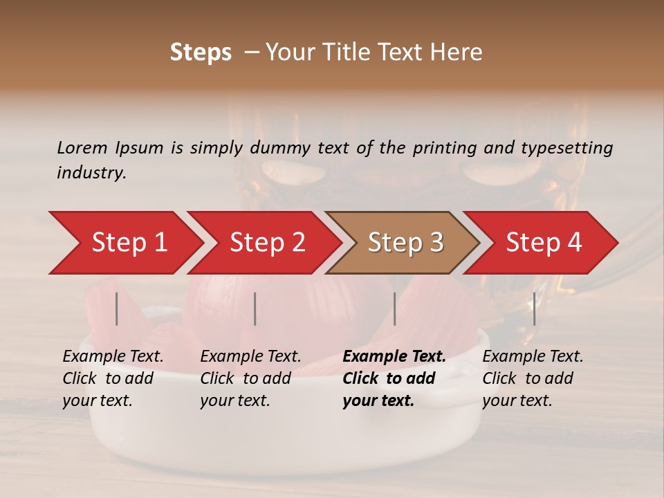 A Mug Of Beer And Onion Slices On A Table PowerPoint Template