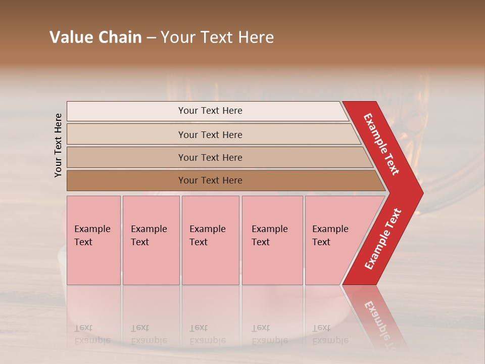 A Mug Of Beer And Onion Slices On A Table PowerPoint Template