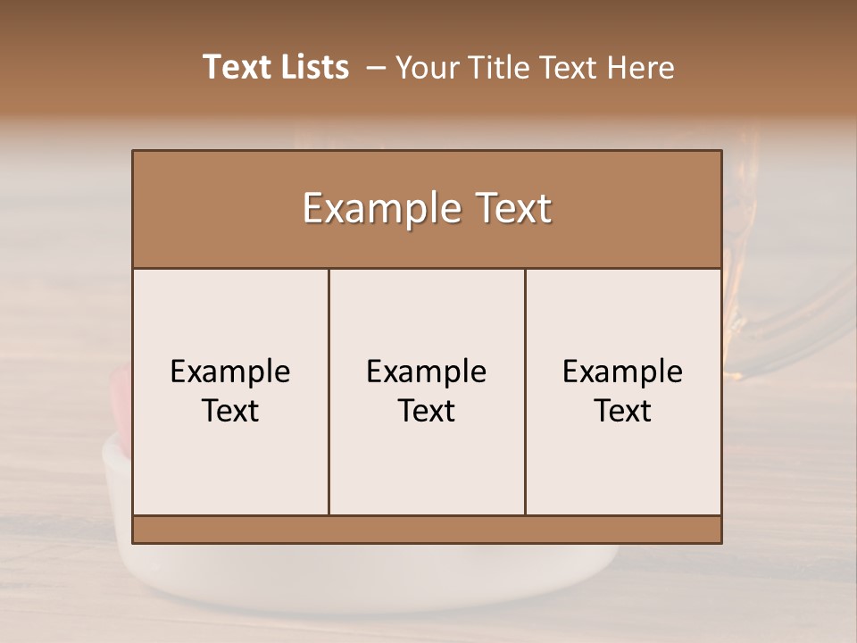 A Mug Of Beer And Onion Slices On A Table PowerPoint Template