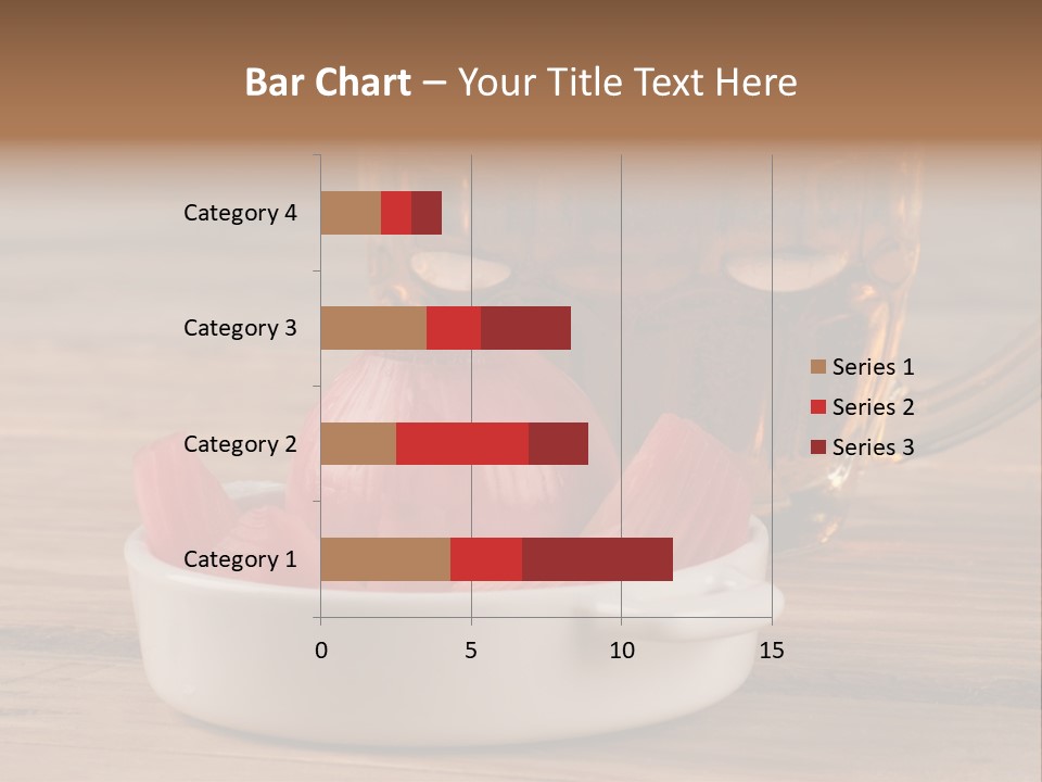 A Mug Of Beer And Onion Slices On A Table PowerPoint Template