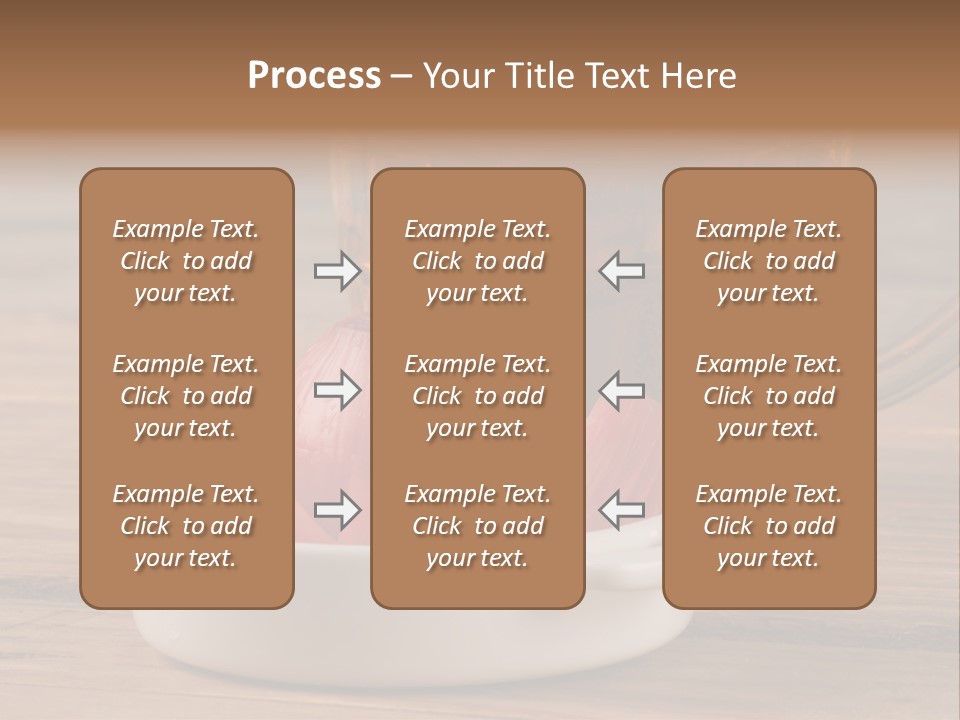 A Mug Of Beer And Onion Slices On A Table PowerPoint Template