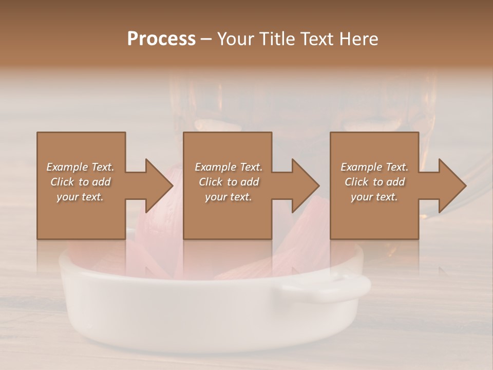 A Mug Of Beer And Onion Slices On A Table PowerPoint Template