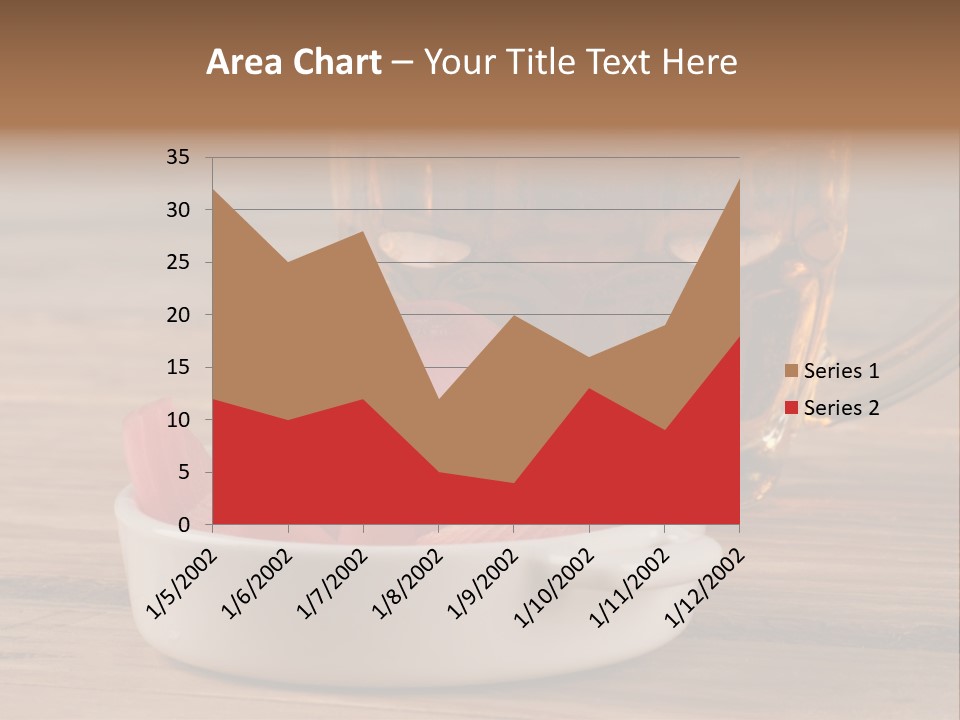 A Mug Of Beer And Onion Slices On A Table PowerPoint Template