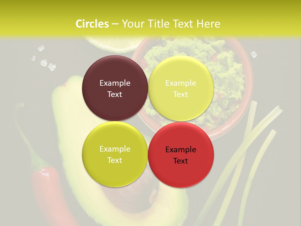 Onion Guacamole Nacho PowerPoint Template