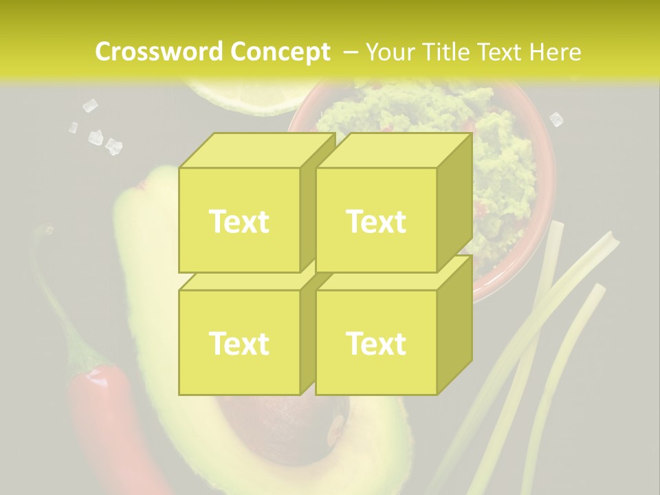 Onion Guacamole Nacho PowerPoint Template