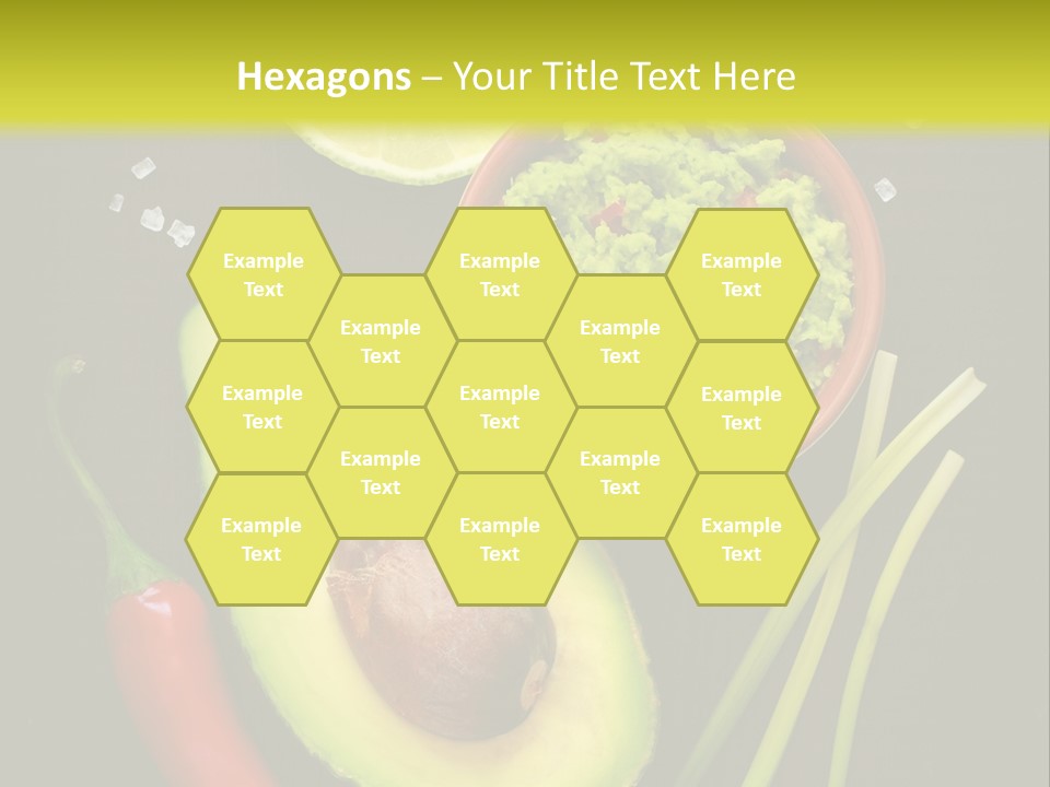 Onion Guacamole Nacho PowerPoint Template