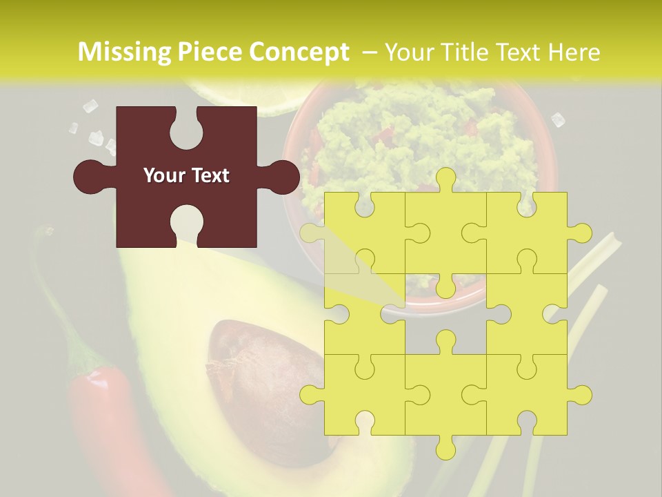 Onion Guacamole Nacho PowerPoint Template