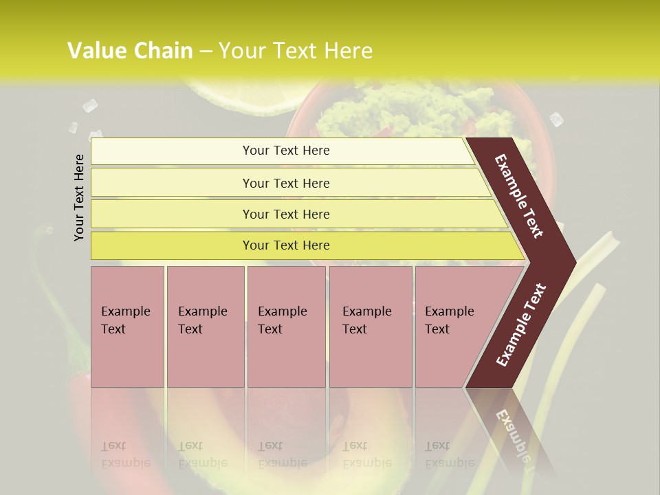 Onion Guacamole Nacho PowerPoint Template