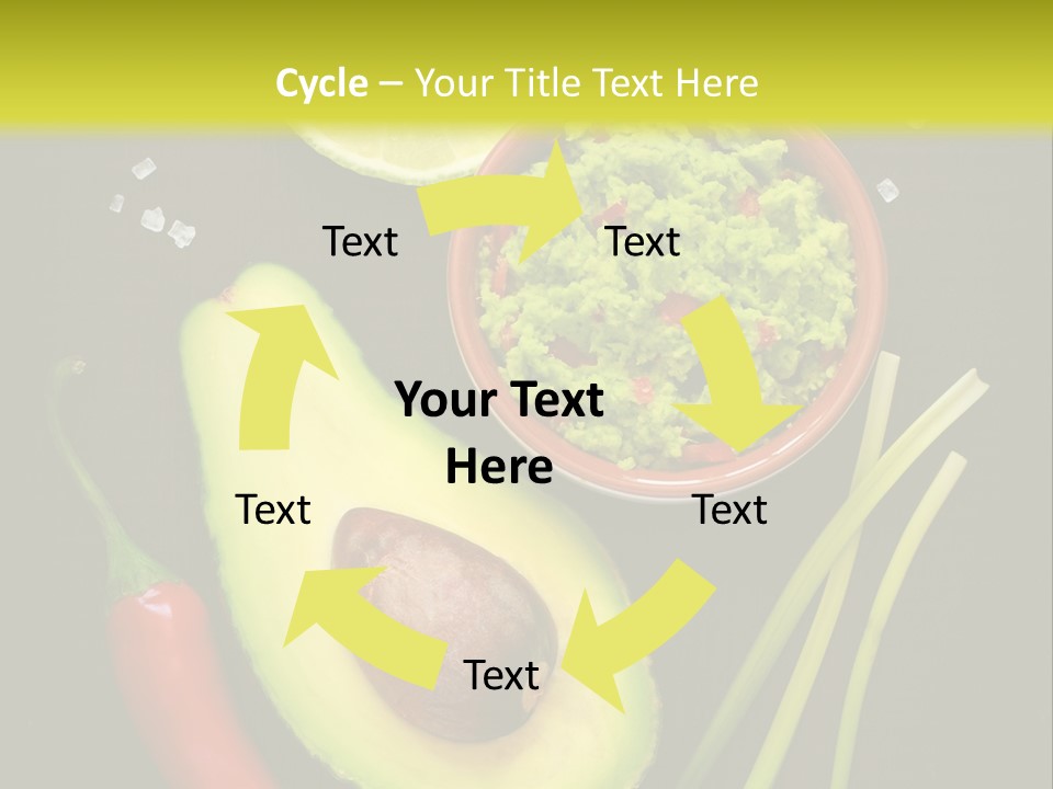 Onion Guacamole Nacho PowerPoint Template