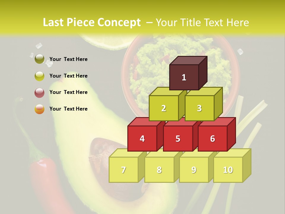 Onion Guacamole Nacho PowerPoint Template