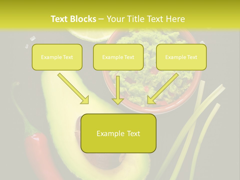 Onion Guacamole Nacho PowerPoint Template