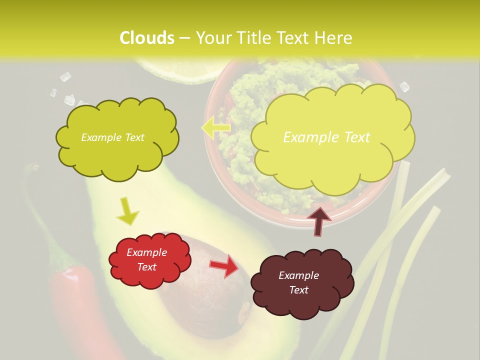 Onion Guacamole Nacho PowerPoint Template