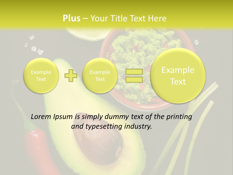 Onion Guacamole Nacho PowerPoint Template